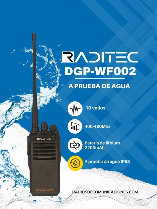 Radio de Comunicación - Raditec -DGP-WF002